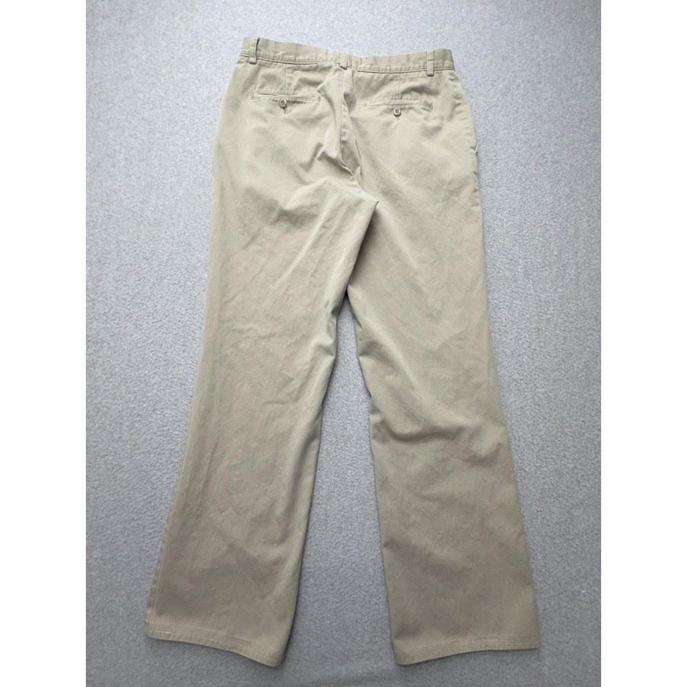 J.Crew Pants Mens 34x30 Beige Bootcut Chino Regular Fit Casual Vtg - Picture 13 of 16